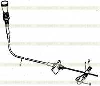 Трос глушилки двигателя 2 Трос глушилки двигателя 2