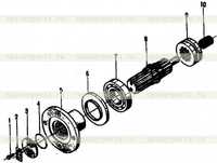 Задний выходной вал (330101) Задний выходной вал (330101)