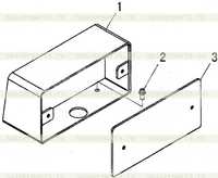 Корпус заднего рулевого фонаря Корпус заднего рулевого фонаря