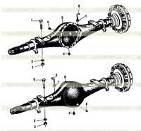 Ось в сборе Ось в сборе