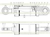 Цилиндр отвала (371368) Цилиндр отвала (371368)