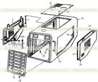 Капот дизельного двигателя в сборе Капот дизельного двигателя в сборе