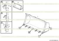 Ковш в сборе Q1710-2917003683.A1B Ковш в сборе Q1710-2917003683.A1B