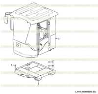 Основание кабины L2910-2929005056.S2A Основание кабины L2910-2929005056.S2A