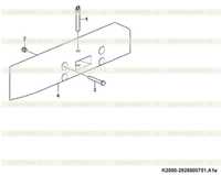 Противовес K2800-2928000751.A1A Противовес K2800-2928000751.A1A