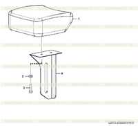 Поручень L2913-2932001019.S Поручень L2913-2932001019.S