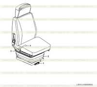Сиденье водителя L3010-4190000924 LG01 (321013) Сиденье водителя L3010-4190000924 LG01 (321013)