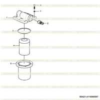 Масляный фильтр B0421-4110000507 (410710) Масляный фильтр B0421-4110000507 (410710)