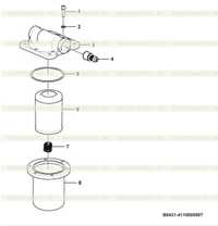 Масляный фильтр B0431-4110000507 (320320) Масляный фильтр B0431-4110000507 (320320)