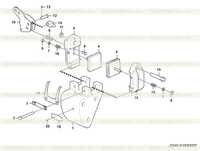 Суппорт стояночного тормоза в сборе J2340-4120000087 (371328) Суппорт стояночного тормоза в сборе J2340-4120000087 (371328)
