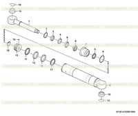 Гидроцилиндр поворота I2120-4120001004 (371368) Гидроцилиндр поворота I2120-4120001004 (371368)