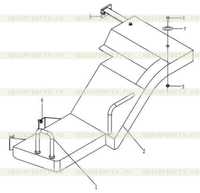 Левый уступ в сборе Левый уступ в сборе