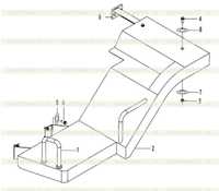 Левая стойка в сборе M2-2934001713 Левая стойка в сборе M2-2934001713