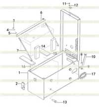 Правый аккумуляторный ящик M5-2934002151 Правый аккумуляторный ящик M5-2934002151