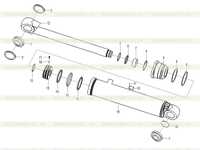 Рулевой гидроцилиндр I2-2920000806 Рулевой гидроцилиндр I2-2920000806