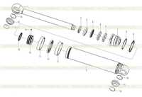 Рулевой гидроцилиндр I5-4120001004 (371368) Рулевой гидроцилиндр I5-4120001004 (371368)