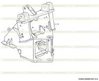 Передняя рама K2400-2924001027.A1e Передняя рама K2400-2924001027.A1e