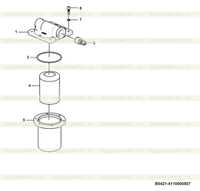 Масляный фильтр B0421-4110000507 (410710) Масляный фильтр B0421-4110000507 (410710)