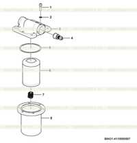 Масляный фильтр B0431-4110000507 (320320) Масляный фильтр B0431-4110000507 (320320)
