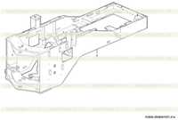 Задняя рама K2600-2926001537.A1e Задняя рама K2600-2926001537.A1e