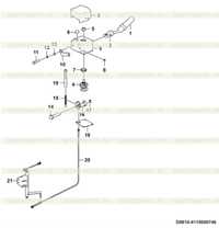 Механизм переключения передач D0610-4110000746 LG936L Механизм переключения передач D0610-4110000746 LG936L