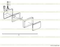 Рабочая фара P4310-4130001685 (3713EE) Рабочая фара P4310-4130001685 (3713EE)