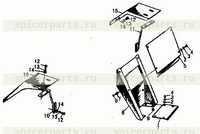 Передний капот в сборе, переднее крыло в сборе Передний капот в сборе, переднее крыло в сборе