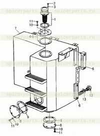Топливный бак в сборе Топливный бак в сборе
