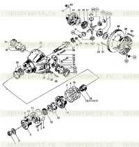 Задняя ось главного привода в сборе Задняя ось главного привода в сборе