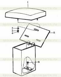 Ящик для инструментов и сиденье водителя Ящик для инструментов и сиденье водителя