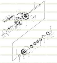 Final drive assembly E3-2907001523 Final drive assembly E3-2907001523