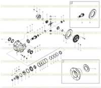 Rear axle main drive assembly E7-2909000876 Rear axle main drive assembly E7-2909000876