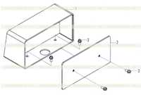 Rear steering lamp hood M8-2934001079 Rear steering lamp hood M8-2934001079