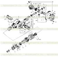 Задняя ось главного привода в сборе Задняя ось главного привода в сборе