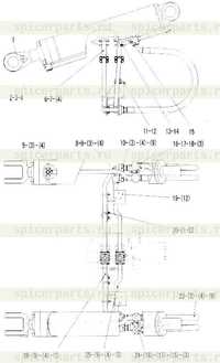 Цилиндр подъемной рукояти в сборе Цилиндр подъемной рукояти в сборе