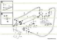 Dump cylinder assembly F1400-2914001215.A1d Dump cylinder assembly F1400-2914001215.A1d