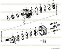 Gear pump (43468) F1130-4120002513 Gear pump (43468) F1130-4120002513