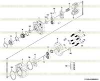Gear pump (43803) F1120-4120002513 Gear pump (43803) F1120-4120002513