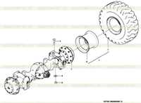 Rear axle assembly E0900-2909000961.S Rear axle assembly E0900-2909000961.S