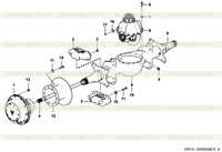 Rear axle assembly E0910-2909000875.A Rear axle assembly E0910-2909000875.A