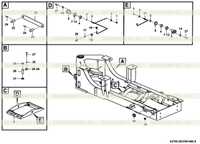 Rear frame accessories K2700-2927001460.S Rear frame accessories K2700-2927001460.S