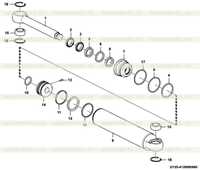 Steering cylinder (371368) I2120-4120000560 Steering cylinder (371368) I2120-4120000560