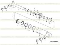 Tilt cylinder (371401) F1412-4120003097 Tilt cylinder (371401) F1412-4120003097