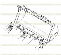 Отвал в сборе 2.8 Отвал в сборе 2.8