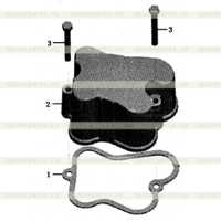 Крышка головки блока цилиндров gr615040416 Крышка головки блока цилиндров gr615040416