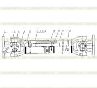 Передняя ведущая ось (350501) Передняя ведущая ось (350501)