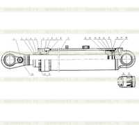 Цилиндр подъемного рычага 3713H Цилиндр подъемного рычага 3713H