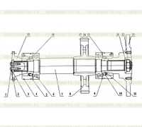 Выходной вал в сборе Выходной вал в сборе
