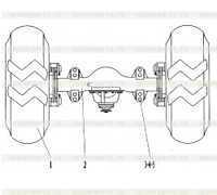 Задняя ось в сборе 2 Задняя ось в сборе 2