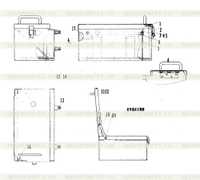 Правый ящик батареи Правый ящик батареи